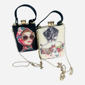 Watercolor Lady Handbags bundle of 2